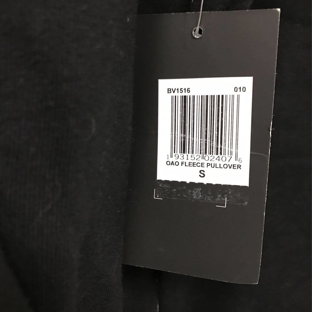 Hurley Women's SMALL One & Only Fleece Hoodie Pullover Black Sweatshirt - Picture 5 of 5